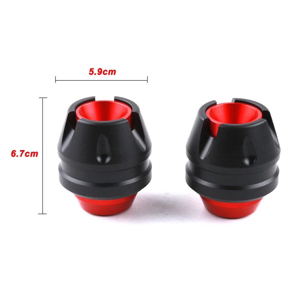 

SMOK Universal Scooter Motorcycle Front Axle Fork Crash Slider Wheel Falling Protection For Kymco AK550 Yamaha Tmax 530 Xmax 300