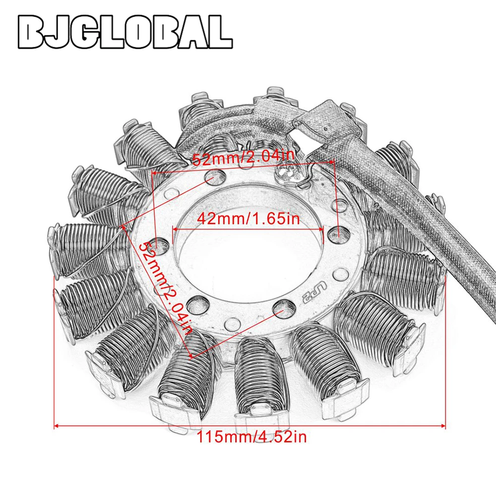 

Motorcycle Magneto Stator Coil Generator For Honda CBR600RR CBR600 CBR 600RR CBR 600 31120-MFJ-D01 2007-2016 Moped Ignition Coil