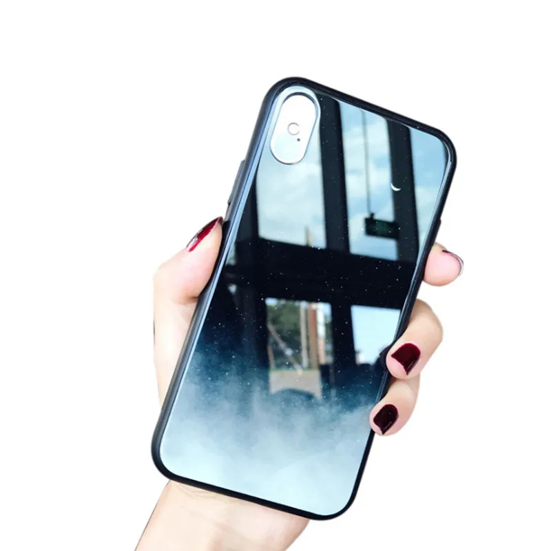 Роскошный чехол из закаленного стекла с 3D звездным небом для Oneplus 6 6T 5T 7 pro Space flower