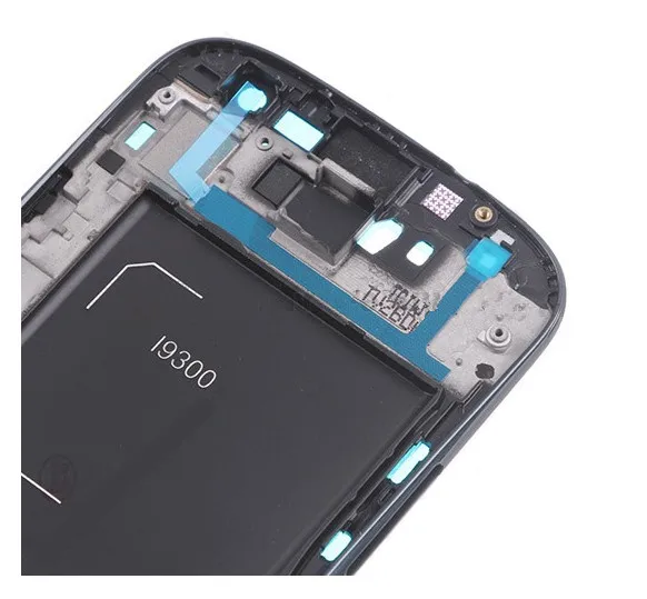 Корпус для samsung I9300 Galaxy S3 средняя передняя рамка Корпус задний корпус рамка держатель рамка задняя крышка батарейный чехол Дверь