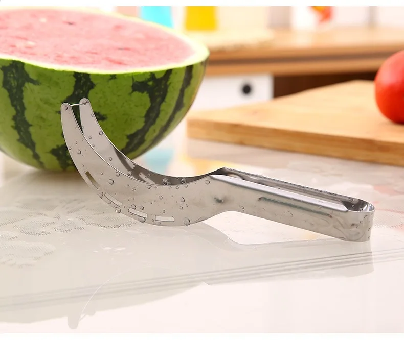 Щипцы для резака дыни Ломтерезка арбуза эргономичная рукоятка и легкая