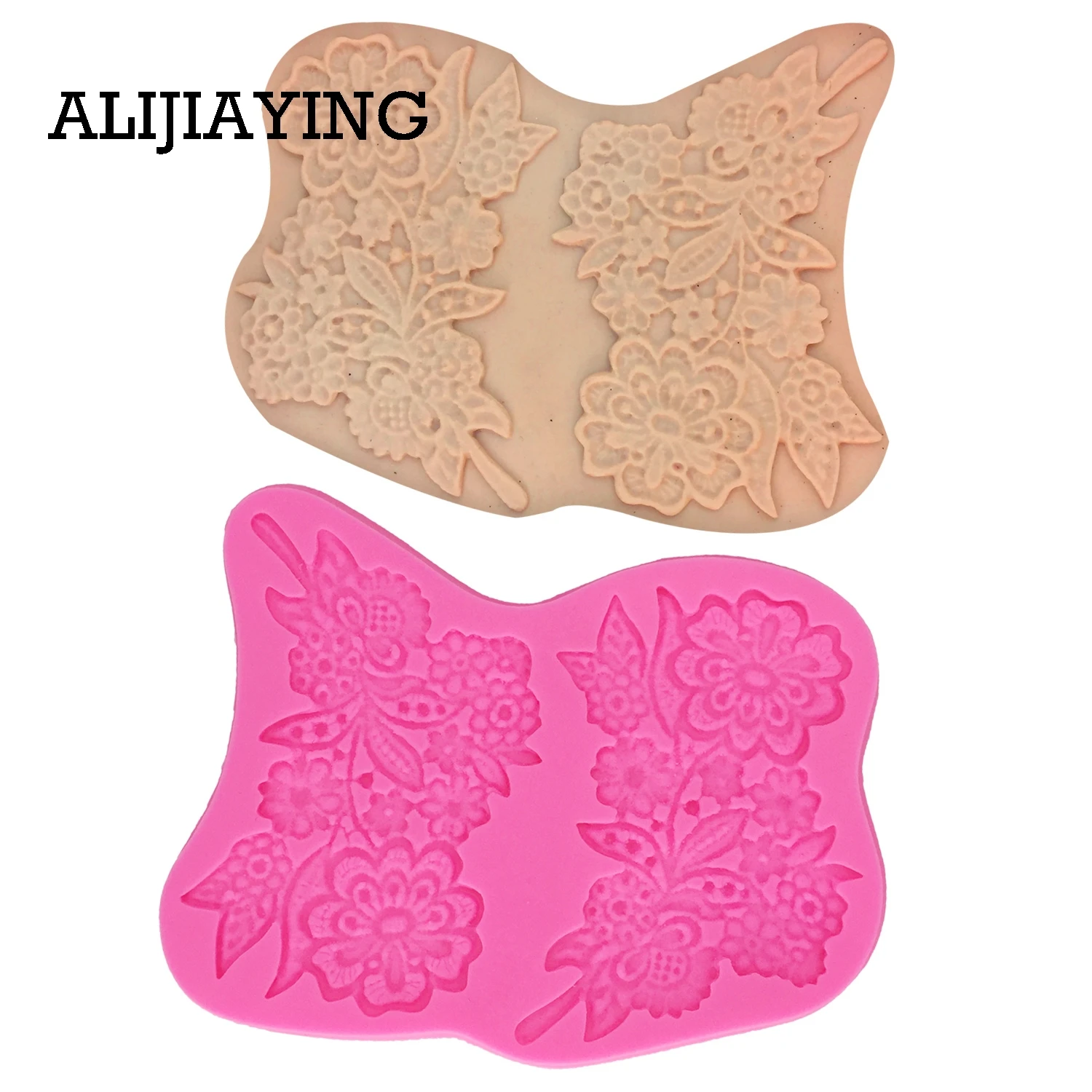

M0954 Sugarcraft цветок кружева мат силиконовые формы для 3D ремесла форма для свадебного торта украшения десерт декораторы формы