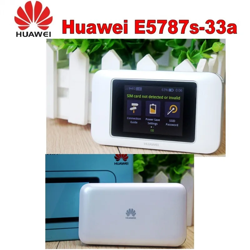 

Lot of 100pcs Unlocked Huawei E5787 Cat6 WiFi Hotspot 3000mAh battery LTE Category 6 mobile 4G