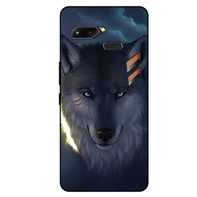 Чехол для телефона ASUS ROG милый разрисованный полноразмерный Мягкий ТПУ чехол