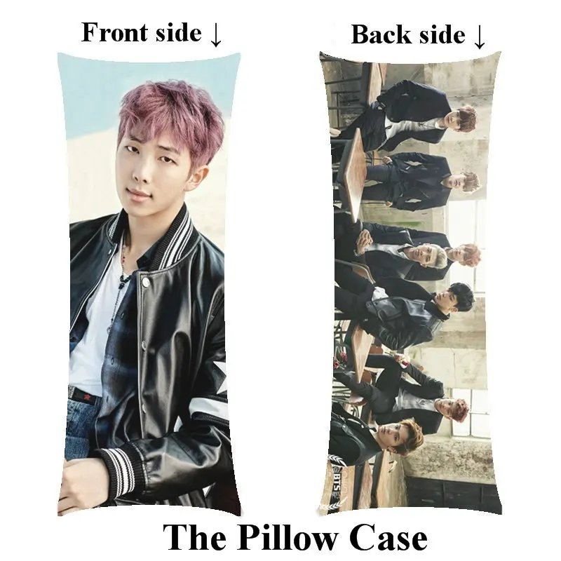 Kpop rm Rap Monster home Boyfriend длинный Чехол на подушку Bangtan для мальчиков, чехол на заказ, двусторонний чехол с принтом
