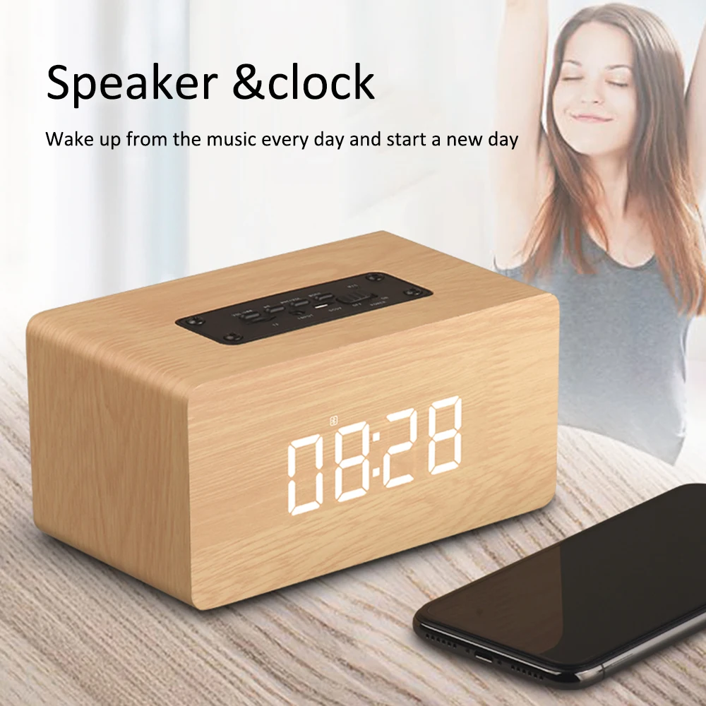 Abuzhen HiFi Bluetooth динамик портативный стерео беспроводной Altavoz s светодиодный экран