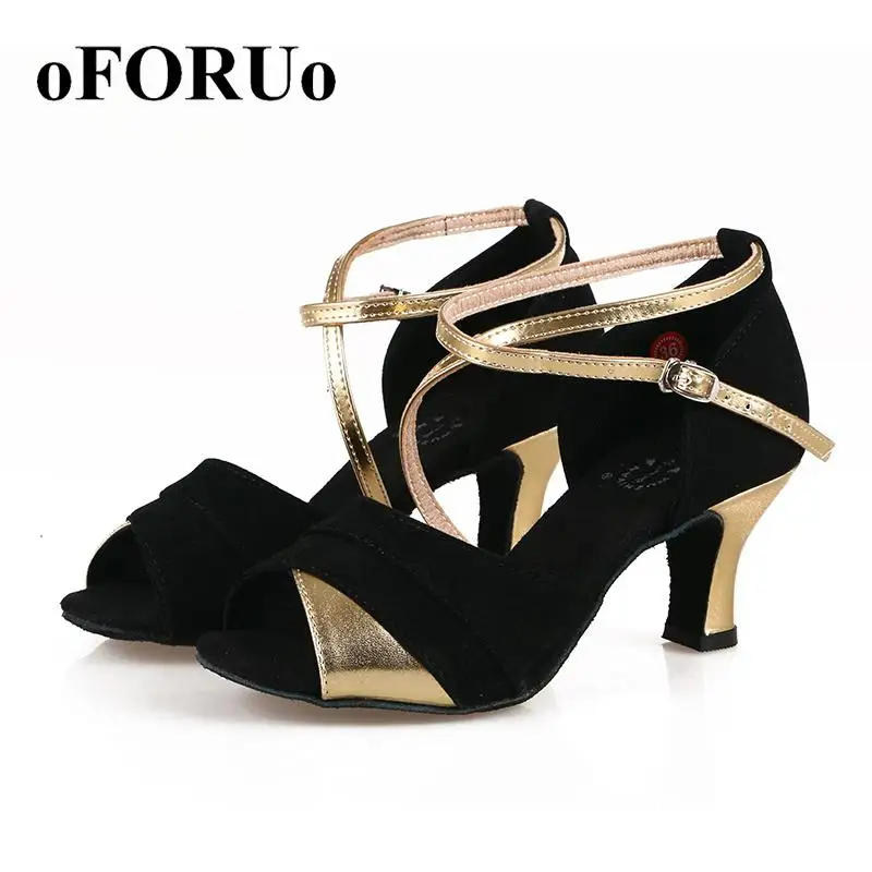 Стандартный латинский обувь женские босоножки для девушек на высоком каблуке из