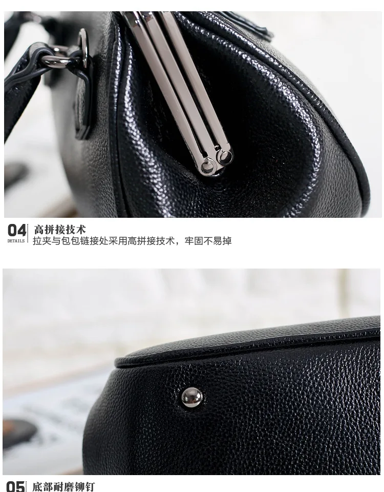 KYYSLO Pu Leather Women's Bag Handbag Korean Version Of Casual Fashion Women Shoulder Messenger Bag High Capacity Handbag