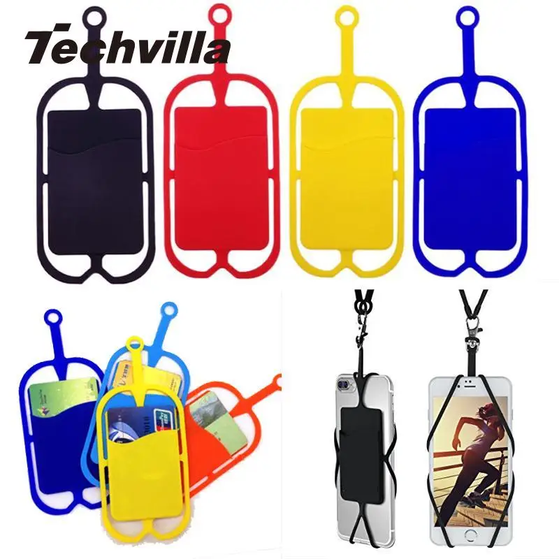 Techvilla Универсальный мобильный телефон силиконовые ремешки Средства ухода за