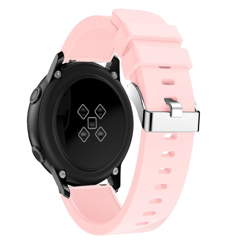 20mm Frontier classic silicone replace strap For Samsung Galaxy Watch Active bracelet for 42mm band accessories | Наручные часы