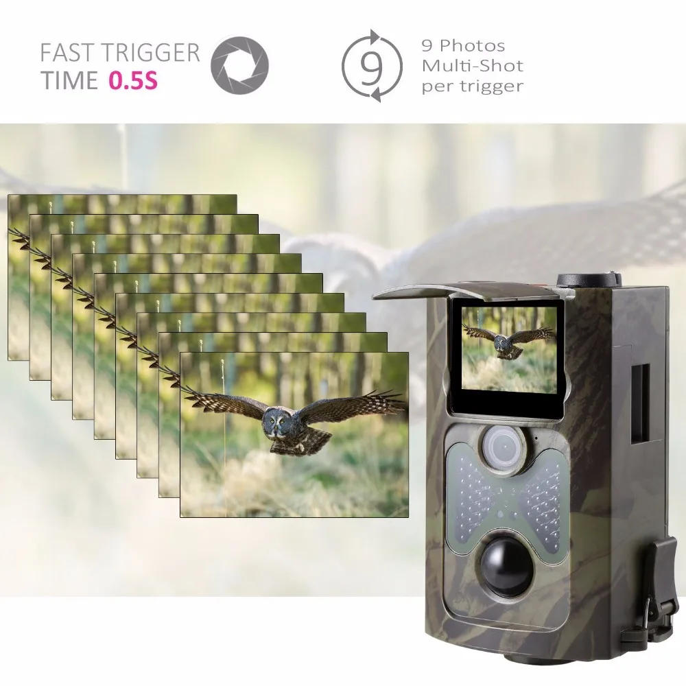 HC550A Digita Trail охотничья камера HD 16MP 1080P видео ночное видение IR инфракрасная дикой
