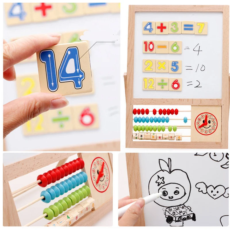 Игрушки Монтессори детская ранняя обучающая головоломка деревянная доска для