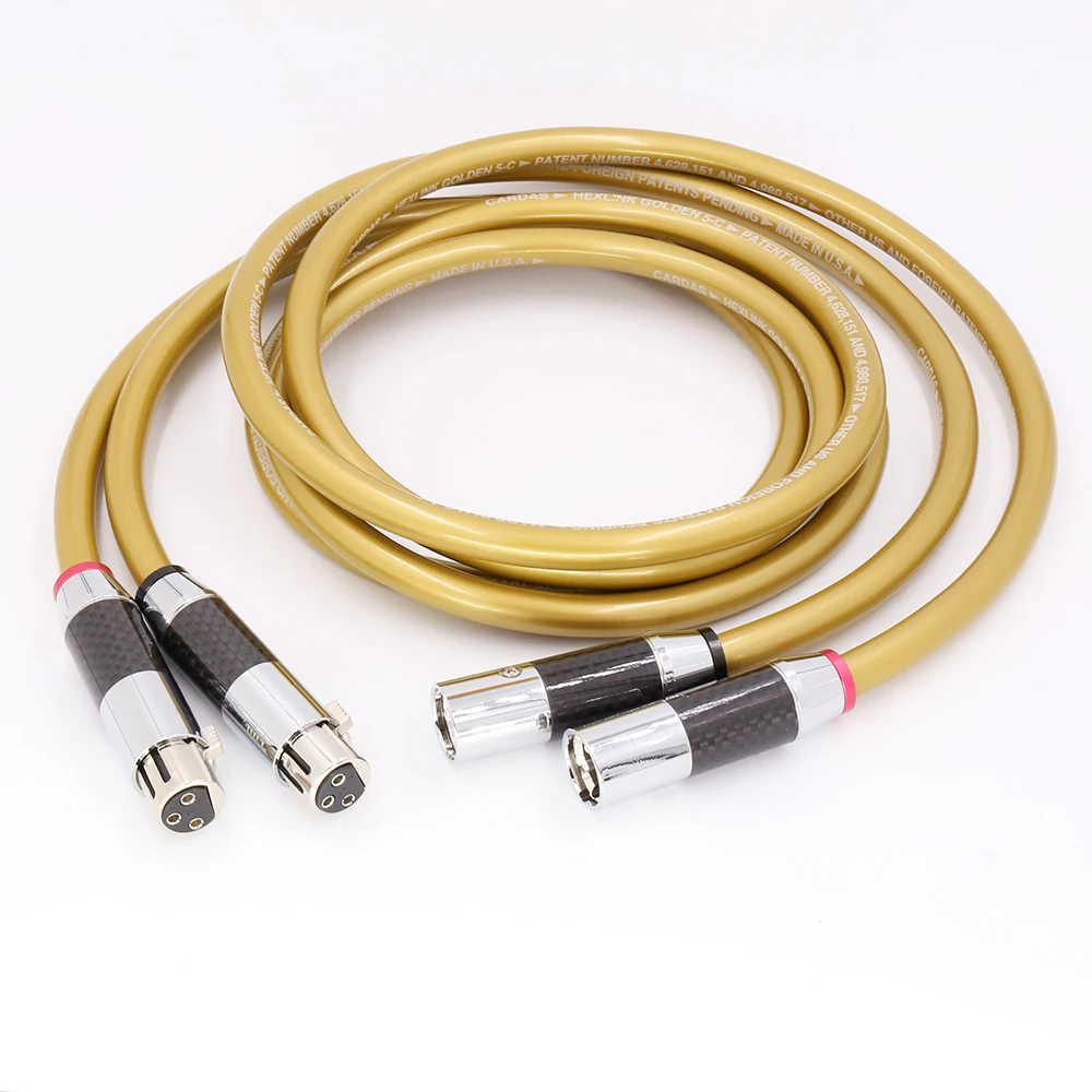 HI End 5C медный Fi XLR кабель чистый OCC HIFI двойной папа мама соединительный