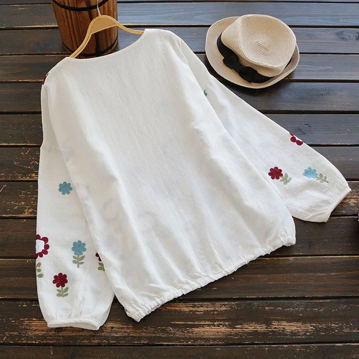 Новинка 3152 весенние женские рубашки большого размера милый японский стиль