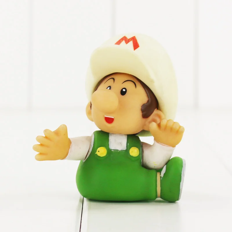 D 10 видов стилей Супер Марио Bros Теплозаправщик koopa Йоши Марио Луиджи Ослик Конг ПВХ фигурка, Игрушечная модель куклы - Цвет: D