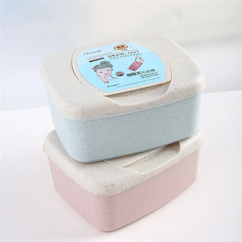 300pcs Draw-out Facial Makeup Cotton Pads Face Cleansing Puff Nail Polish Remover Removable Cosmetic Skin Care with Case | Красота и