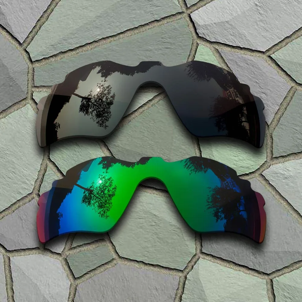 Солнцезащитные очки Oakley с поляризационными стеклами сменные серые черные и