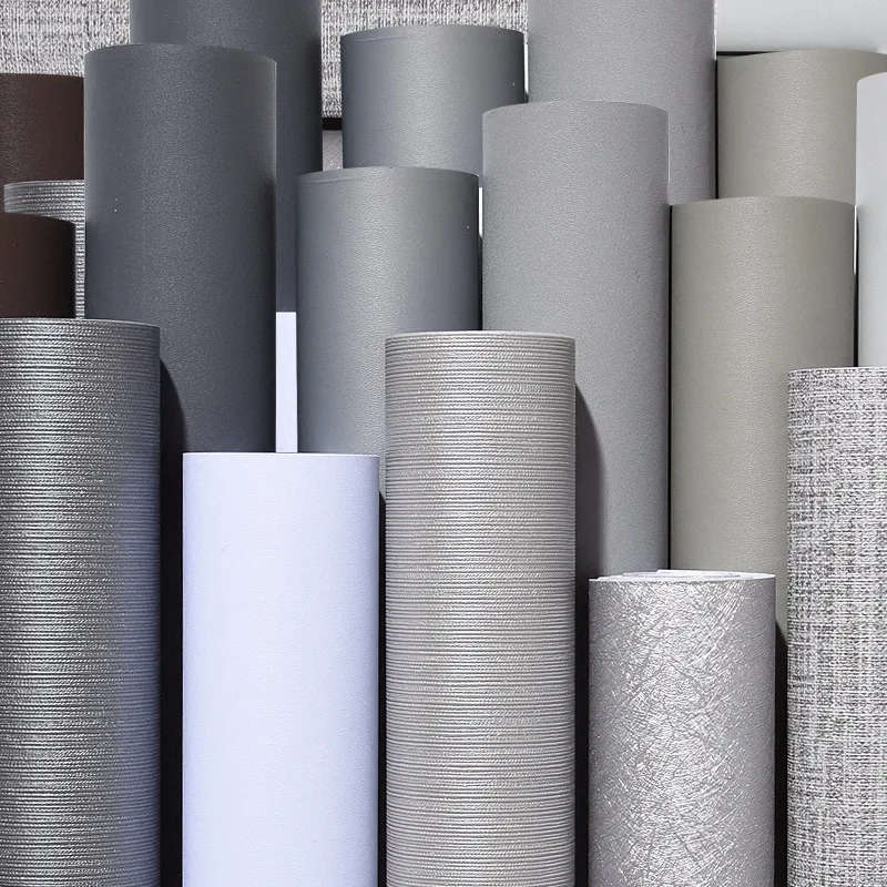 Самоклеющиеся обои водонепроницаемые одноцветные восстановленные наклейки для