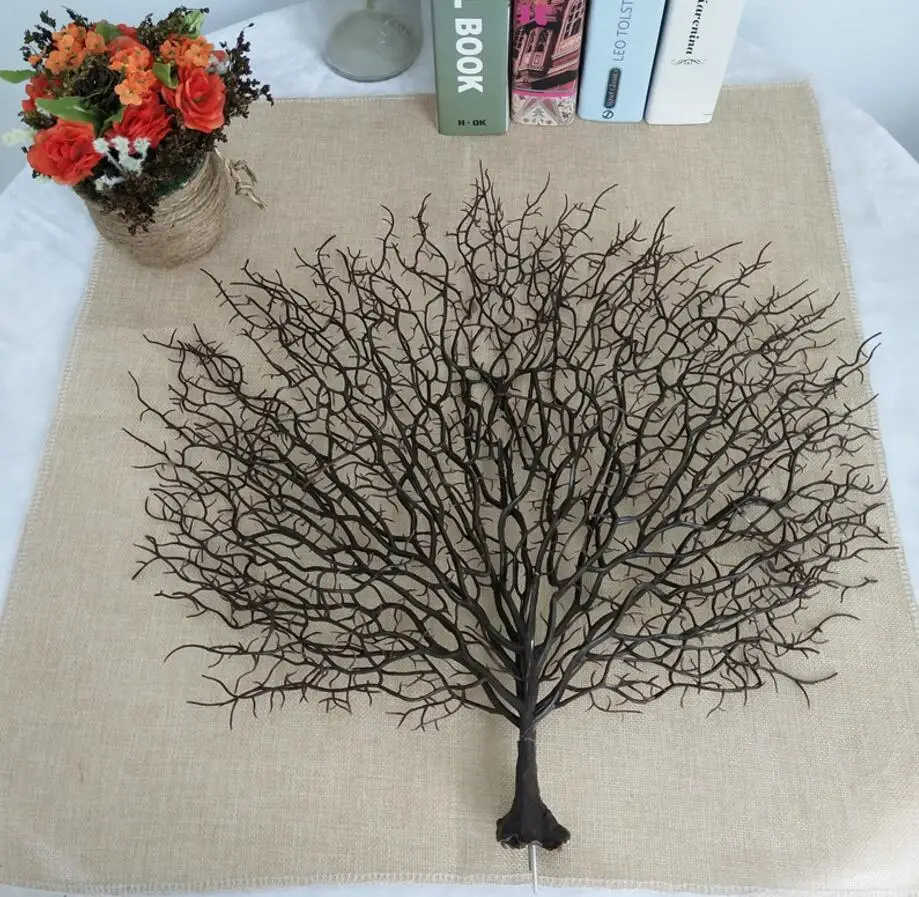 2pcs Green/White/Black/Green/Coffee Artificial Plastic Coral Branch For Wedding Photography Window Display Home Christmas Decor | Дом и сад