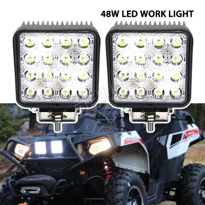 20x48 Вт Рабочий светильник 16LED противотуманная фара для авто 4x4 прицеп сельскохозяйственный трактор FODEN SISU PETERBILT STEYR TATRA