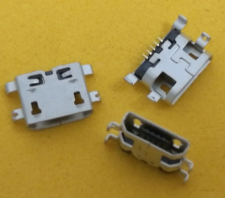 100 шт./лот Micro USB 5P зарядный порт Разъем синхронизации данных разъем для Lenovo S6000 S6000F