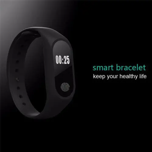 Спортивные Смарт часы M2 с Bluetooth фитнес трекер для измерения сердечного ритма