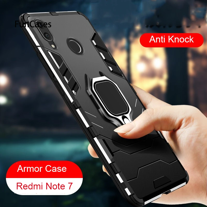 Роскошный чехол для Xiaomi Redmi Note 6 Pro mi 8 Lite 7 Fundas с кольцом пальцев Чехлы 5x 6X 4X5 4 Capa |
