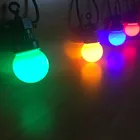 VNL IP65 Млечный Глобус G50 многоцветная лампочка гирлянда подключаемые уличные Красочные гирлянды для свадьбы рождевечерние