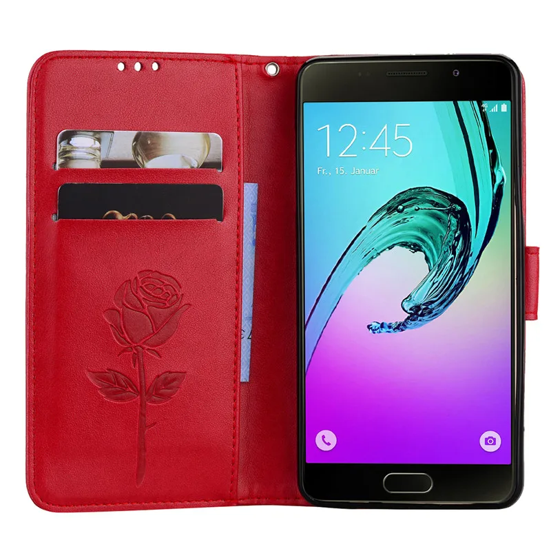 Кожаный флип-чехол для samsung Galaxy A3 чехол-кошелек для телефона чехол для samsung A3 синий A310F SM A310 A 3 6 A36