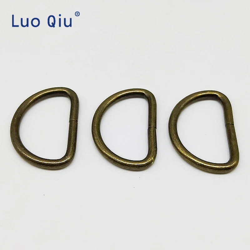 (8 pieces/lot) Bronze 25mm D ring metal buckles Garment Accessories bags buckle Luggage hardware materials | Дом и сад