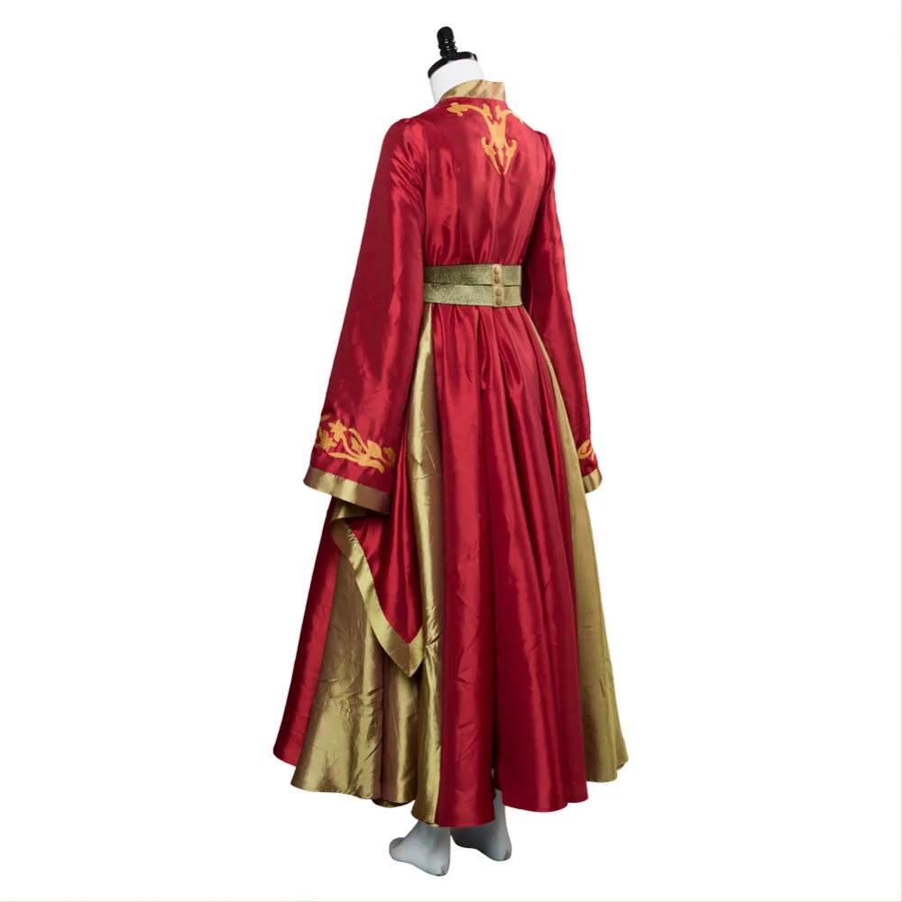 Сезон 7 Карнавальный костюм Серсея Ланнистер Платье для взрослых женщин Костюм
