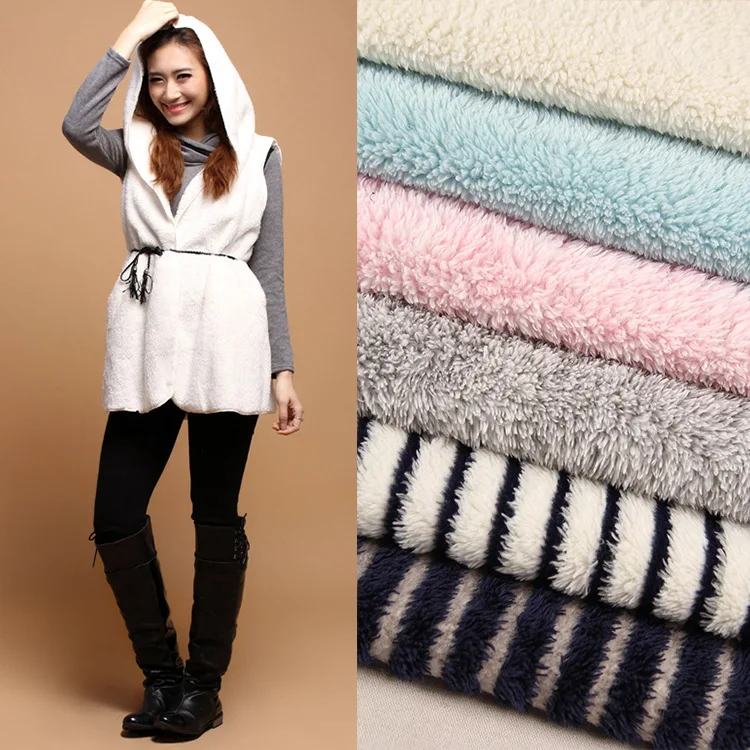 Двусторонняя замшевая хлопковая бархатная ткань теплая Домашняя одежда