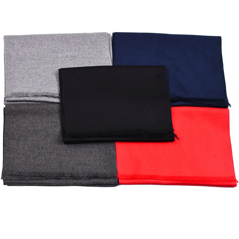 Новейший модный дизайн повседневные шарфы зимний мужской кашемировый шарф