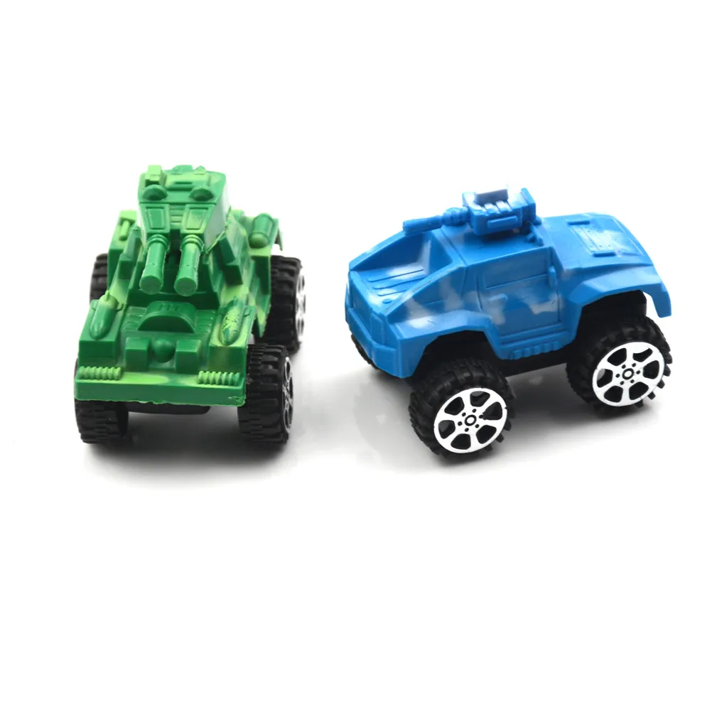 Пластмассовая головоломка оттягивающаяся машина Diecasts военный Военный мини танк