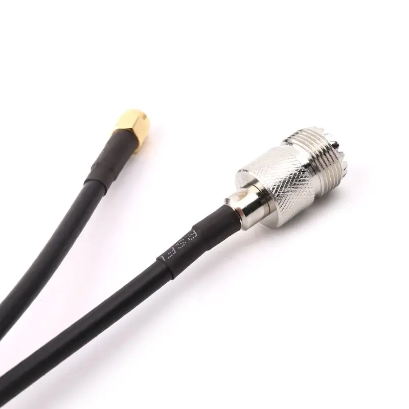 Прямой кабель RG58 со штекером UHF SO239 гнездо штекер SMA коаксиальные сборные