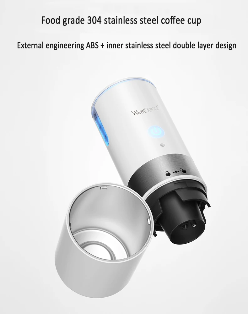 American Portable K-cup Capsule Coffee Machine USB Car Travel Coffee Maker Fully Automatic Mini Small Household