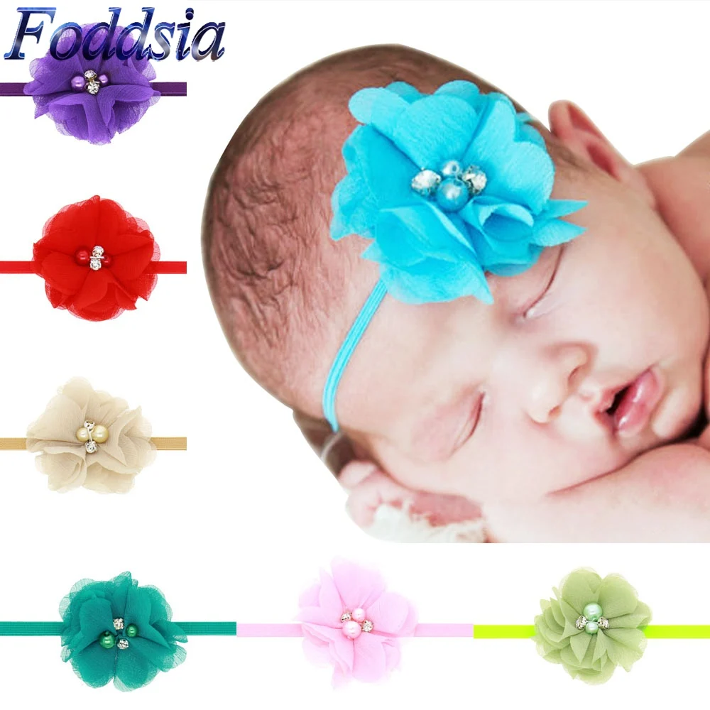 Foddsia 20 шт./лот горный хрусталь лента жемчужный головной убор с бриллиантами