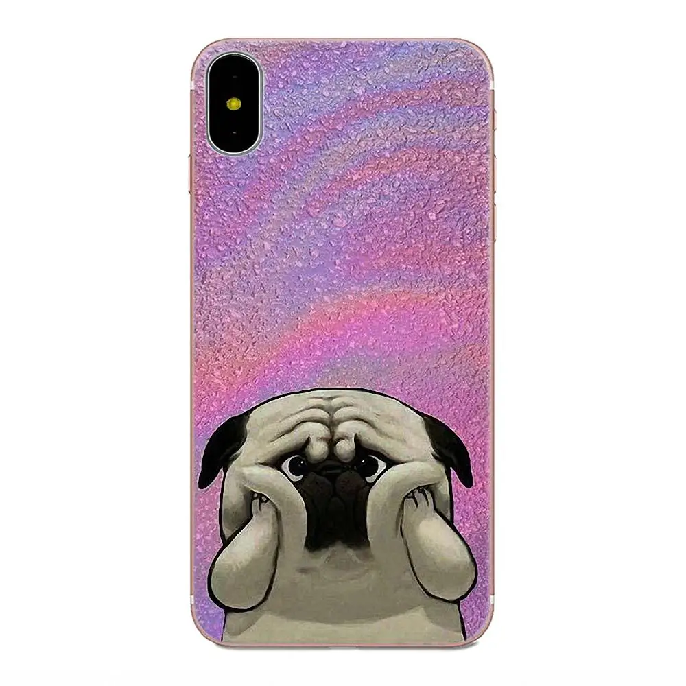 Для Galaxy J1 J2 J3 J330 J4 J5 J6 J7 J730 J8 2015 2016 2017 2018 mini Pro мягкая защитная милая собака Wacky