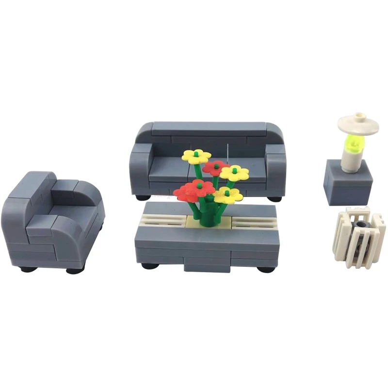 Конструктор Moc для мебели кофемашины телефона кровати холодильника дивана