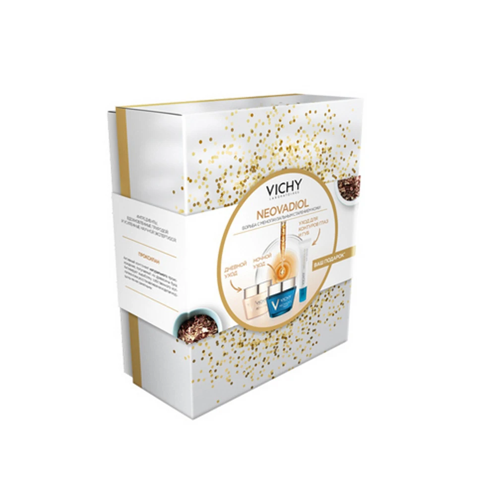 Набор VICHY Неовадиол Дневной крем + Ночной Уход для контура глаз и губ 15 мл | Красота