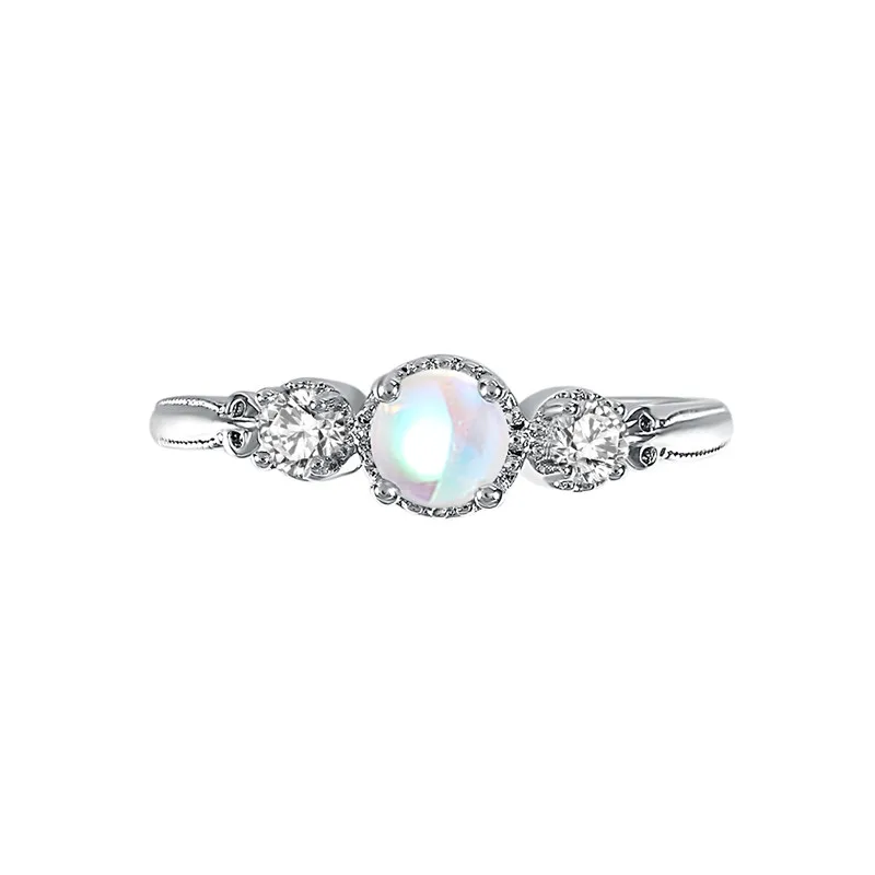 RedLip 5 мм AAAAA кубического циркония кольцами для женщин Мода модные кольцо anillos mujer |