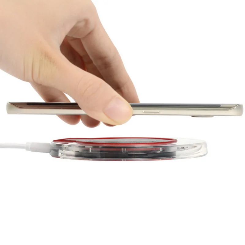 Универсальное беспроводное зарядное устройство Qi для Samsung Galaxy S7 S6 edge Plus Note 5 Google