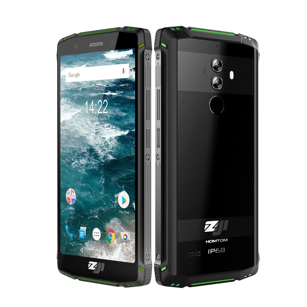HOMTOM зоджи Z9 водонепроницаемый мобильный телефон с IP68 5 7 дюймов 6 ГБ Оперативная