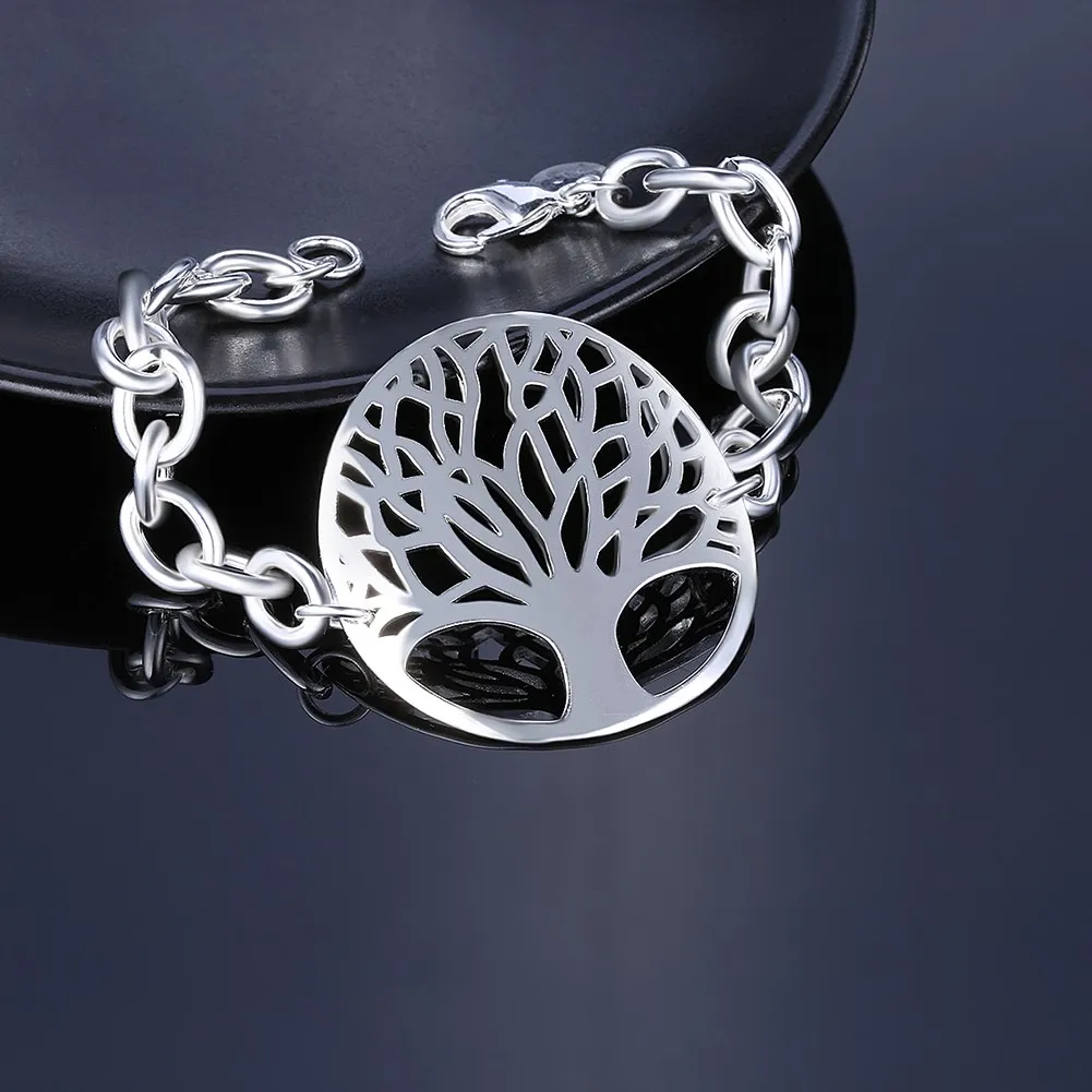 Lsb596 новые модные женские туфли серебристого цвета Браслеты Jewelry Лидер продаж