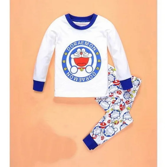 STYLE 18 Детские пижамные комплекты с длинными рукавами, новинка, весенне-осенняя Пижама с динозавром для мальчиков и девочек 3, 4, 5, 6, 7, 8 лет, Пижама - Цвет: STYLE 18