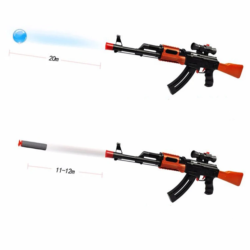 Abbyfrank AK 47 игрушечный пистолет CS игра 3 шт. впитывает мягкую пулю 400 водяные мягкие
