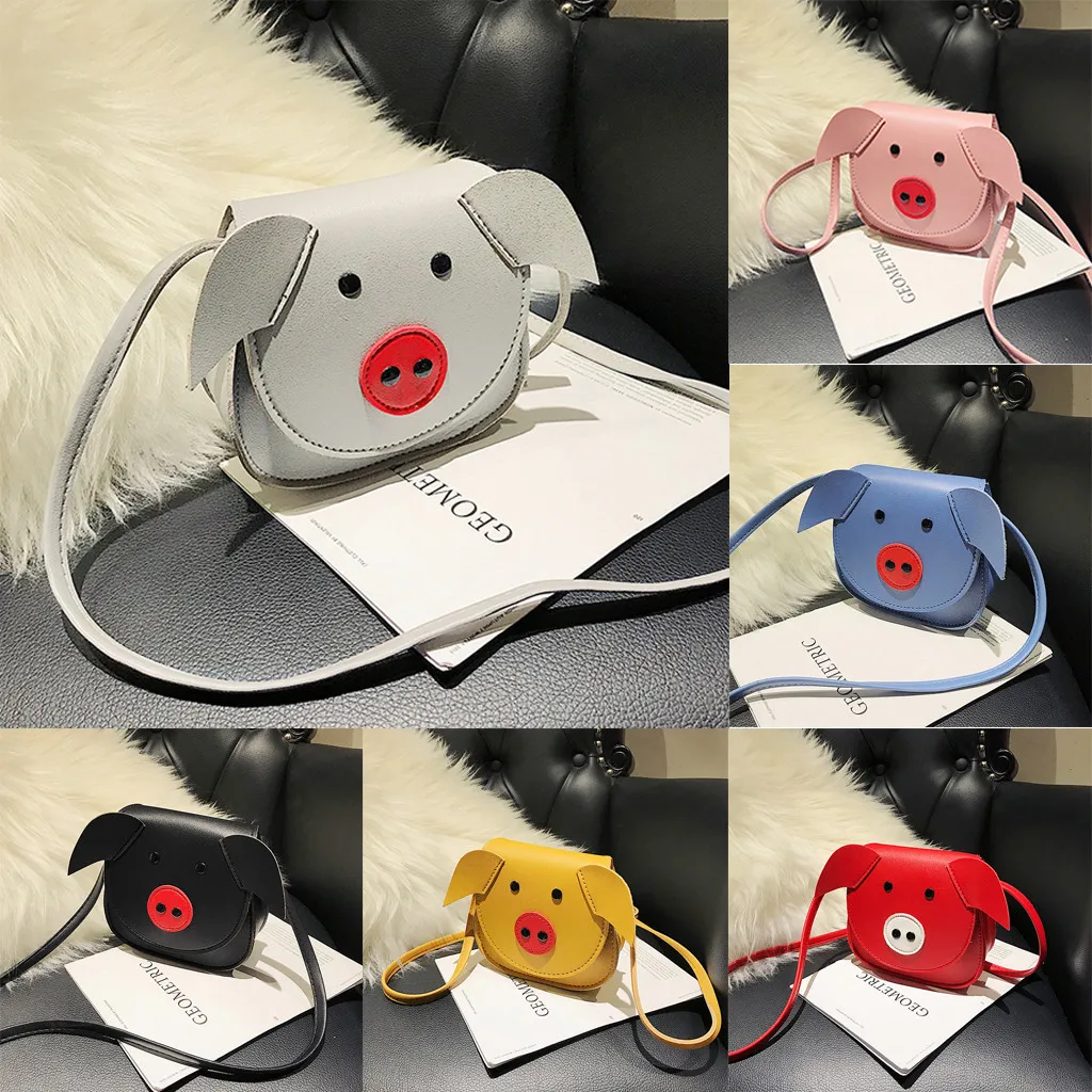 2019 милый плюшевый рюкзак со Свинкой для девочек детский мини кошелек