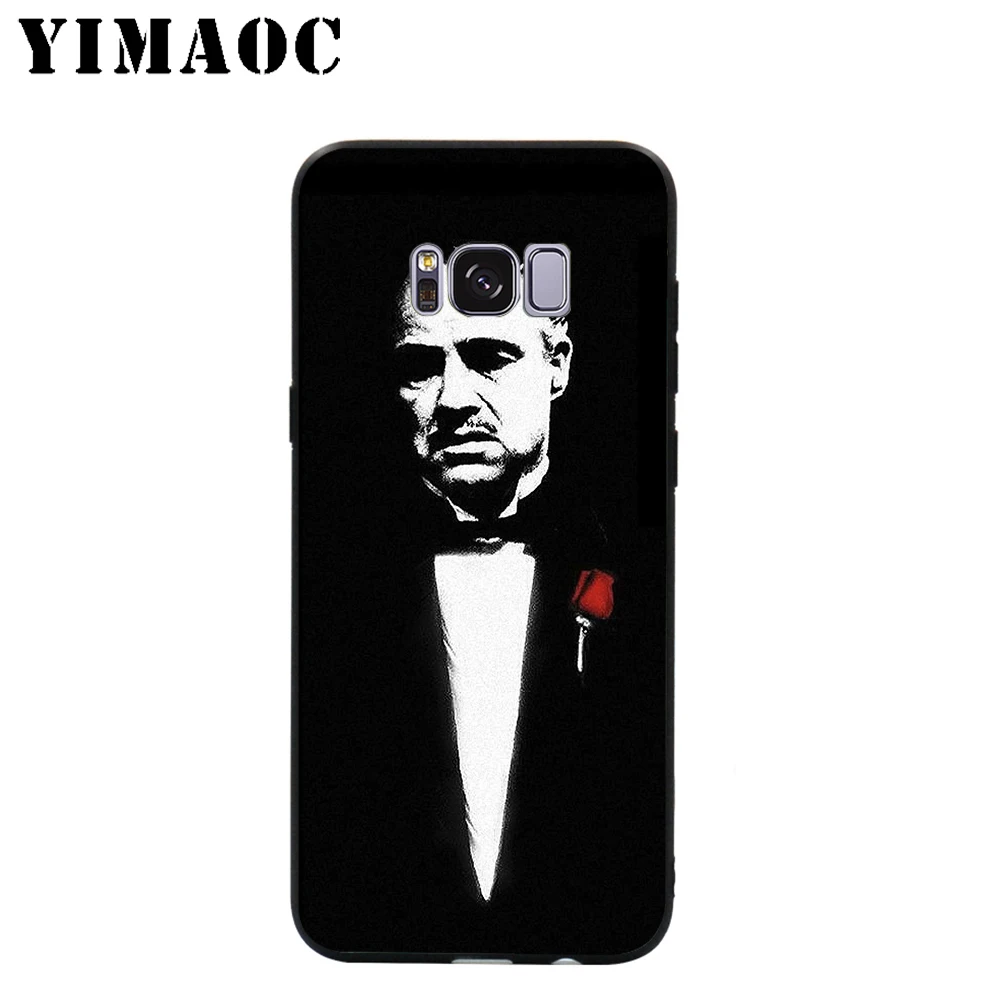 Мягкий чехол YIMAOC The Godfather для Samsung Galaxy S10 S10e S9 S8 A6 Plus S7 S6 Edge A7 A5 A3 J6 Note 9 8 |