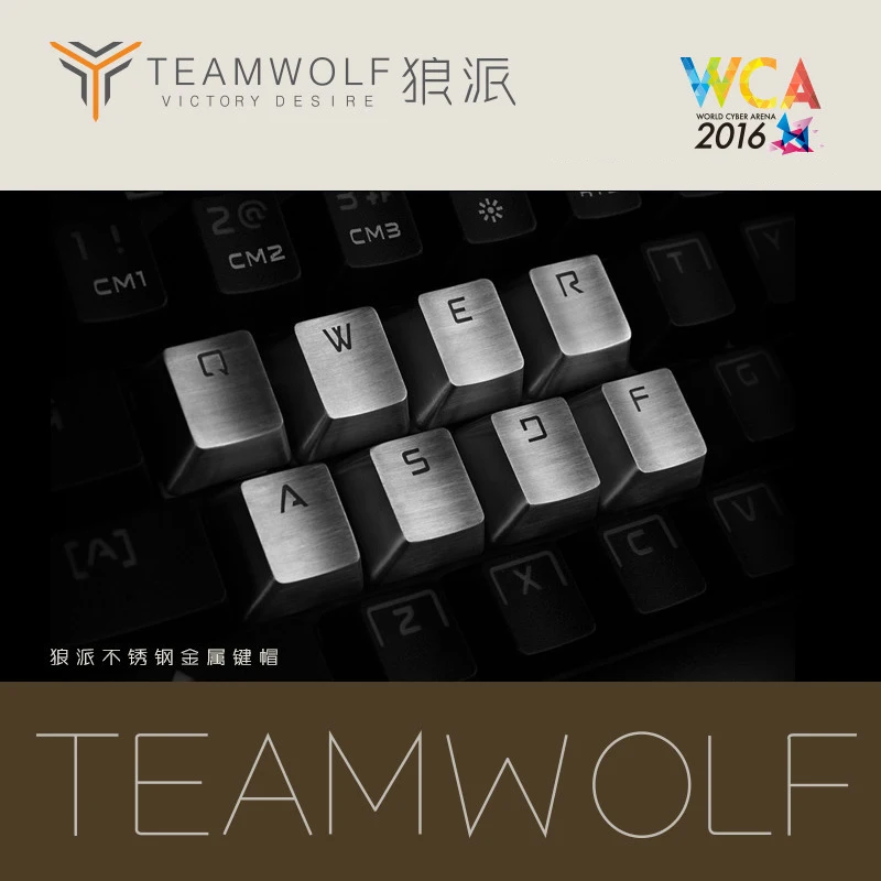 8 шт./компл. механическая клавиатура цельнометаллические колпачки для клавиш из