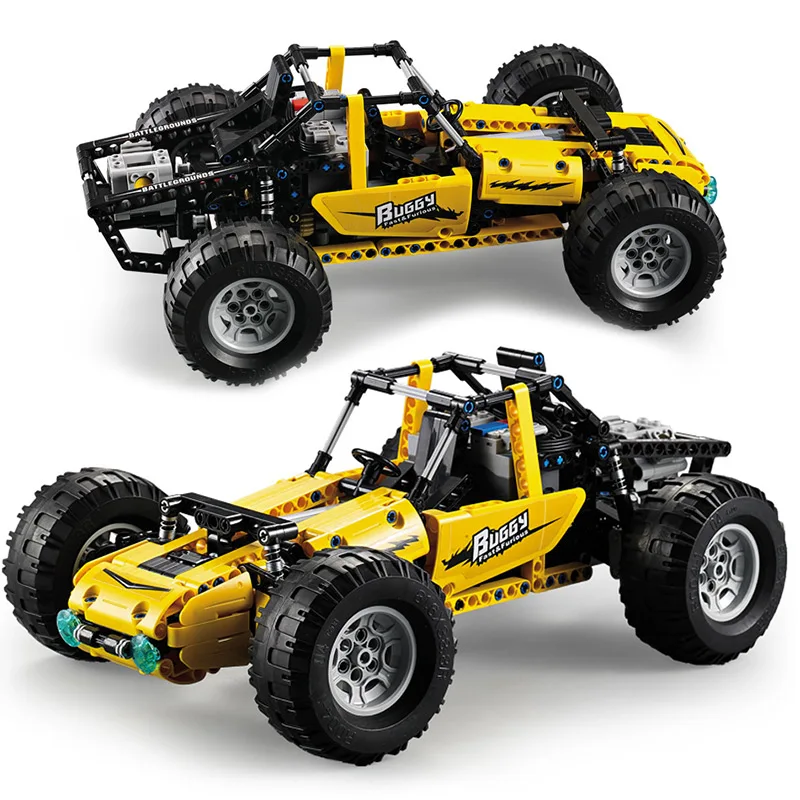 

522pcs RC Car 2.4G All-terrain Vehicle RC Super Sports Car Speed Champions Building Block Bricks Toys For Children